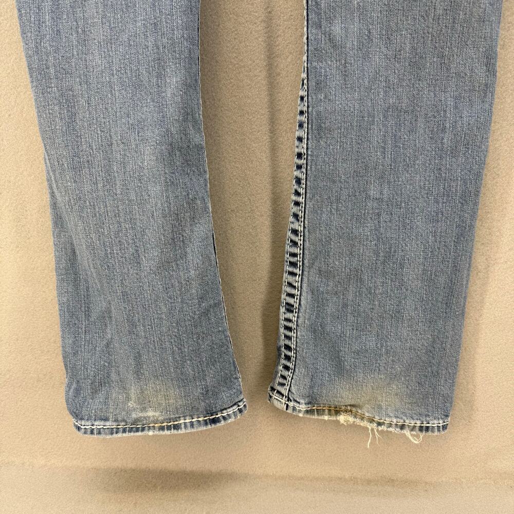 Vigoss Jeans Women's 3/4x33 Light Blue Chelsea Slim Boot Cut Western Preppy - Picture 6 of 15